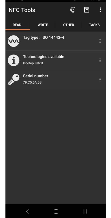 nfc chip formatting